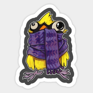 Scarf cardinal Sticker